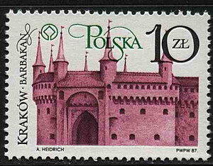 Znaczek Pocztowy, 2955 czysty** Odnowa zabytków Krakowa