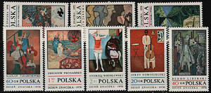 znaczki pocztowe 1885-1892 czyste** Dzień Znaczka - Polskie malarstwo współczesne