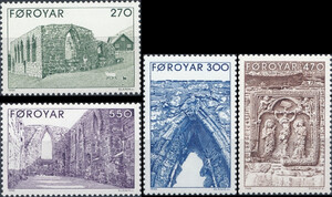 Faroer Mi.0175-178 czyste** Czesław Słania