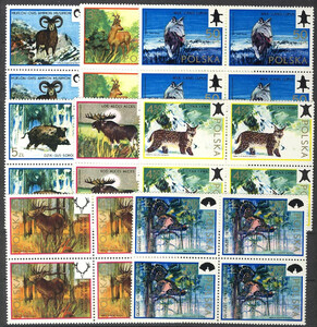 2100-2107 w czwórkach czyste** Zwierzyna łowna