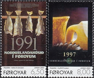 Faroer Mi.0448-449 czyste** Europa Cept