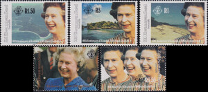 Seychelles Outer Mi.195-199 czyste**