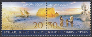 Cypr Mi.1035-1036 Do parka czyste** Europa Cept