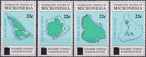 Micronesia Mi.0053-56 czyste**