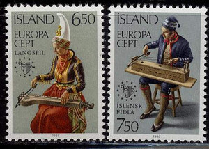 Islandia Mi.0632-633 czyste** Europa Cept