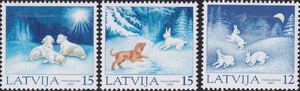 Łotwa Mi.0559-561 czyste**
