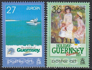 Guernsey Mi.0967-968 czyste** Europa Cept