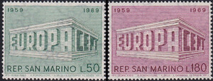 San Marino Mi.0925-926 czyste** Europa Cept