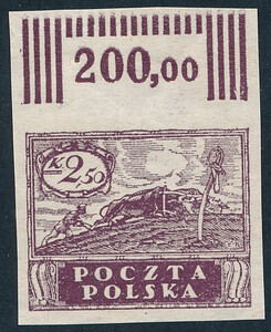 0083 A bx ciemnobrązowofioletowy czysty** Wydanie w walucie koronowej 414/25