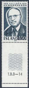 Islandia Mi.0538 pustopole pod znaczkiem czysty**
