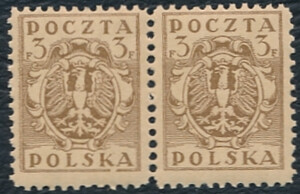 0085 B przerwana ramka na dole parka czyste** Wydanie w walucie markowej 446/25