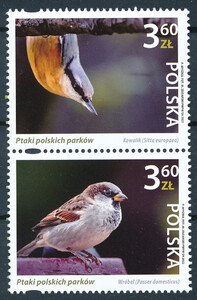 5214-5216 parka pionowa czyste** Ptaki polskich parków