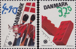Dania Mi.0950-951 czyste** Europa Cept