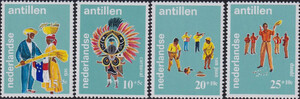 Antillen Nederlandse Mi.0204-0207 czyste**