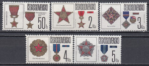 Czechosłowacja Mi 2897-2901 czyste**