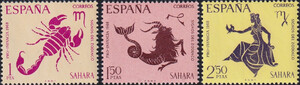 Hiszpania Sahara Mi.0296-298 czyste**