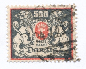 WMG 138 kasowany Wydanie obiegowe - herb Gdańska