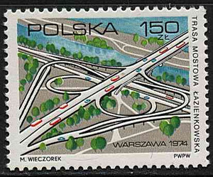 2177 czyste** Otwarcie Mostowej Trasy Łazienkowskiej w Warszawie