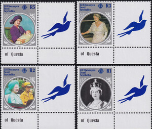 Seychelles Outer Mi.099-102 międzypole czyste**