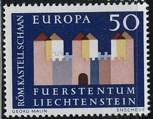 Liechtenstein 0444 czysty** Europa Cept