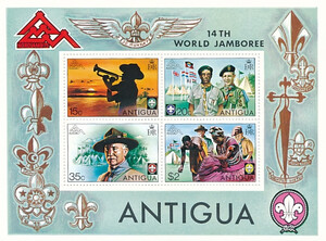 Antigua&Barbuda Mi.0377-380 Blok 21 czyste**