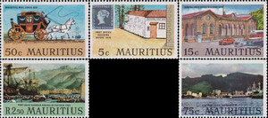 Mauritius Mi.0366-370 czyste**