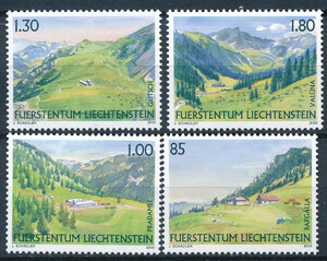 Liechtenstein 1383-1386 czyste**