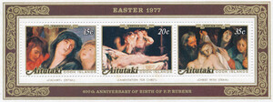 Aitutaki Mi.0251-253 Blok 14 czysty**