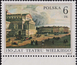 2701 wcięcie w L czysty** 150 lat Teatru Wielkiego w Warszawie