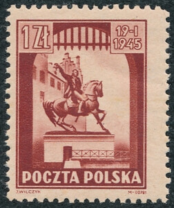 0363 papier szaroniebieski y ZL 10¾ czysty** Widoki Krakowa