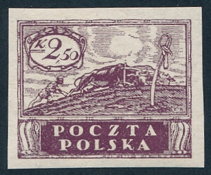 0083 A bx ciemnobrązowofioletowy czysty** Wydanie w walucie koronowej 416/25