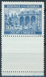Protektorat Czech i Moraw Mi.060 pustopole pod znaczkiem czyste**