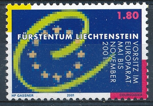 Liechtenstein 1256 czysty**