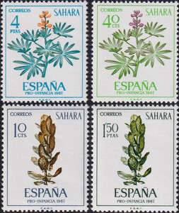 Hiszpania Sahara Mi.0287-290 czyste**