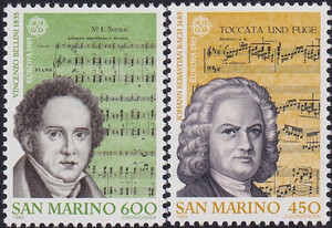 San Marino Mi.1313-1314 czyste** Europa Cept