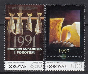 Faroer Mi.0448-449 czyste** Europa Cept