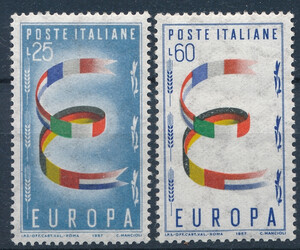 Włochy Mi.0992-993 czyste** Europa Cept