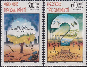 Turcja Cypryjska Mi.0578-578 czyste** Europa Cept