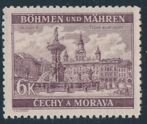 Protektorat Czech i Moraw Mi.058 czysty**