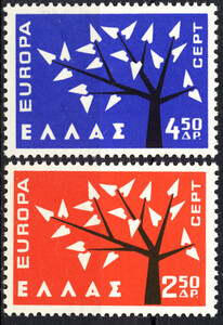 Grecja Mi.0796-797 czyste** Europa Cept