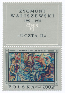 1720 przywieszka nad znaczkiem czysty** Malarstwo polskie