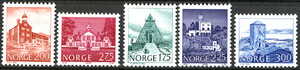 Norwegia Mi.0855-859 czyste** znaczki