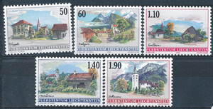 Liechtenstein 1229-1233 czyste**