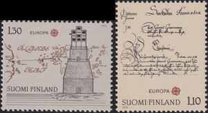 Finlandia Mi.0842-843 czyste** Europa Cept