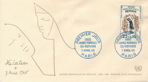 Francja Mi.1301 FDC