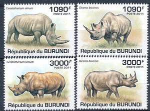 Burundi Mi.2110-2113 czyste**