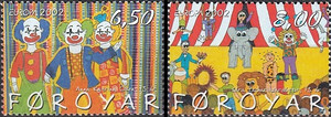 Faroer Mi.0423-424 czyste** Europa Cept