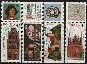 znaczki pocztowe1940-1943 przywieszki czyste** Turystyka - na szlaku Kopernika