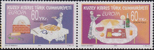 Turcja Cypryjska Mi.0618+619 parka czysta** Europa Cept
