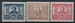 0164-166 czyste** 150-lecie KEN i 450 rocznica urodzin M.Kopernika